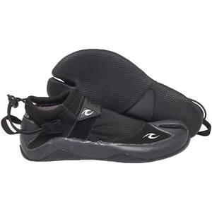 2026 Rip Curl Reefer 1.5mm Zapatillas De Neopreno Con Puntera Partida Wbo1at - Negro / Carboncillo